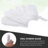 Healifty 1set Gauze Finger Toothbrushes Boy Girl Oral Cleaners for and Tongue Cleaning and Soft Material for Newborns and Convenient for Daily Use view 4