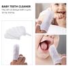 Healifty 3sets Boy Girl Finger Gauze Toothbrush for Oral Care and Chemical Cleanser for Newborns for and Tartar Reduction view 2