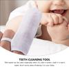Healifty 3sets Boy Girl Finger Gauze Toothbrush for Oral Care and Chemical Cleanser for Newborns for and Tartar Reduction view 3