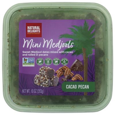 Bard Valley Organic Cacao with Pecans Medjool Date Roll, Non-GMO, 10 Ounce (Pack of 12)