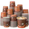 Funtery 200 Pieces Disposable Espresso Coffee Cups 3 oz Small Paper Cups for Coffee Tea Cocoa Juice Mini Paper Supplies for Cafes Offices and Home view 1