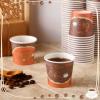 Funtery 200 Pieces Disposable Espresso Coffee Cups 3 oz Small Paper Cups for Coffee Tea Cocoa Juice Mini Paper Supplies for Cafes Offices and Home view 2