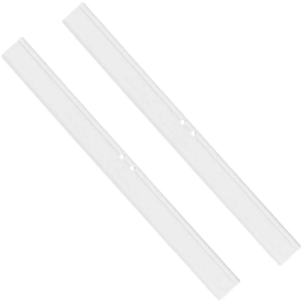 2PCS Replacement Silicon Rubber Squeegee Blade, 12 Inch White