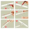 2PCS Replacement Silicon Rubber Squeegee Blade, 12 Inch White view 3