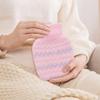 320ml Hot Water Bottle with Knited Cover, Mini Hot Water Bag for Pain Relief, Waist, Back, Neck, Shoulders, Small Leak Proof Hot Water Bottle with Removable Cover for Women, Kids, Best Gifts view 4