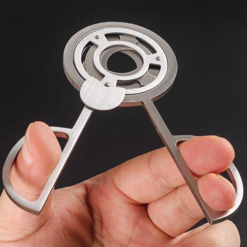 Engraved Scissors Cigar Cutters (Silver)