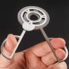 Engraved Scissors Cigar Cutters (Silver) view 1