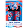 ICEE 2 Pack Slushie Syrups. Genuine ICEE Shaved Ice Syrups including Blue Raspberry and Red Cherry Flavors. 2 16.9 Fl oz Bottles. Perfect For Snow Cones, Slushies, Sodas & Ice Pops. view 1