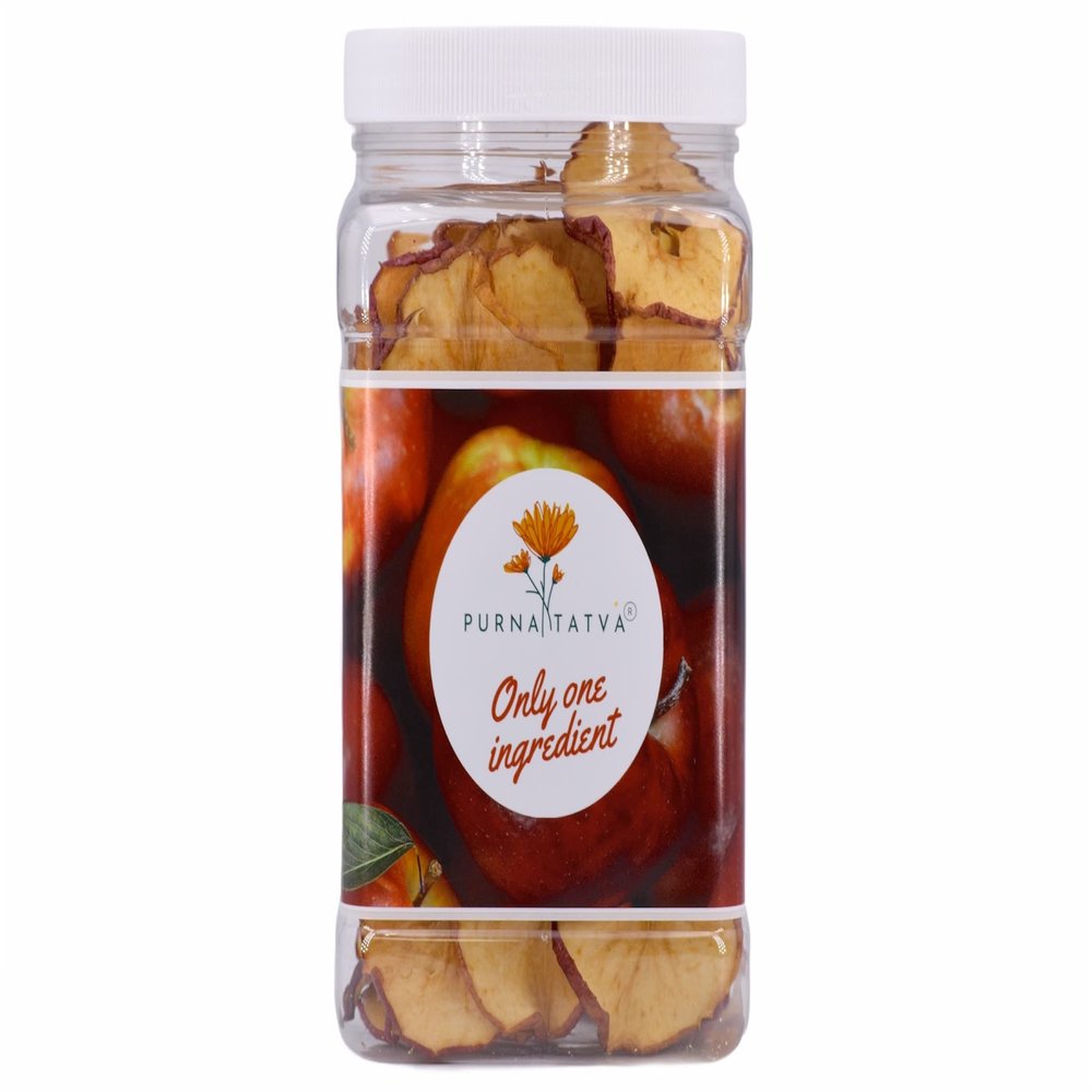 Apple -Dried Apple Slices - Natural/dehydrated/Apple Chips - Healthy snack perfect for kids Gluten free, Hikers Delight, Holiday decor - 8oz