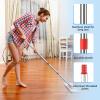 4-Section Spin Mop Replacement Handle2.5-to-5 Foot Mop Stick Compatible with Triangle Spin Mop Base, Compatible with Ocedar Mop Handle for EasyWring Mop Refills (black)Mop head not included view 4