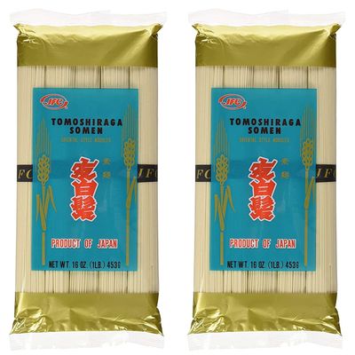 JFC International Tomoshiraga Somen Noodles, 16Oz Each (Pack of 2)