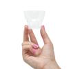 48 Pack Tiny 3 oz. Rum Shot Mini Dessert Parfait Cup with Spoons Professional-Grade Recyclable Transparent Clear Durable Disposable Plastic for Wedding, Banquets, Buffets CMJJ view 2