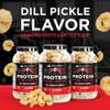 Ol' Uncle Porkers Shaw Strength Protein Pork Rinds (Dill Pickle, 8Oz) Developed for Worlds Strongest Man Brian Shaw, Keto-Friendly, High Protein, No Carb, All-Natural Crisps Fried in Coconut Oil view 4