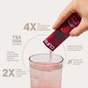 Cure Hydration | Plant-Based Electrolyte Drink Mix | No Added Sugar | FSA-HSA | Dehydration Relief Powder Made with Coconut Water | Non-GMO | Vegan | 28 Servings Jar - Berry Pomegranate view 3