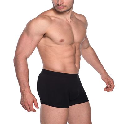 AIRCUTE Washable Absorbent Urinary Incontinence Underwear for Men, Soft Leak Proof Boxer Briefs for Bladder Leakage 60ML (4X-Large, Black)