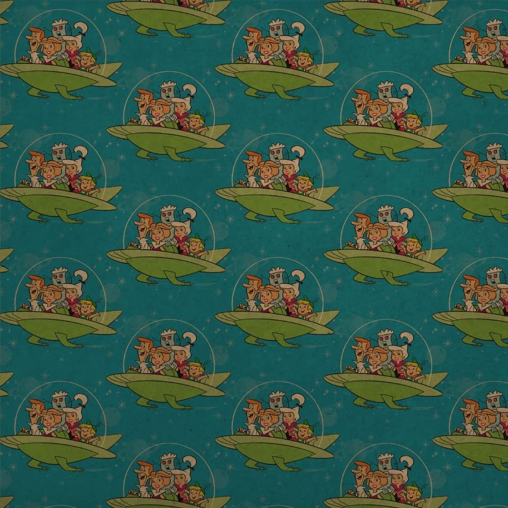 GRAPHICS & MORE The Jetsons Family Premium Kraft Roll Gift Wrap Wrapping Paper