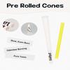 LaSyL White Pre Rolled Cones | 50 Pack King Size Cones Rolling Paper (4.3inch/109mm) | Preroll Papers with Filter Tips and Packing Tubes | Burn Slow and Even view 2