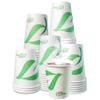 10 oz Compostable Paper Cups - Biodegradable Disposable White Paper Coffee Cups PLA Lined - Eco-friendly Hot and Cold Drinking Cups for Travel, Picnic, Party and Events (50) view 1