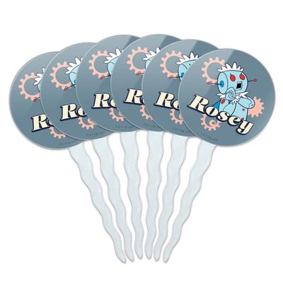 GRAPHICS & MORE The Jetsons Rosey Cupcake Picks Toppers Decoration Set of 6