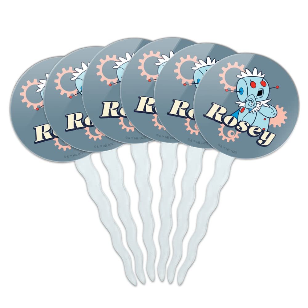 GRAPHICS & MORE The Jetsons Rosey Cupcake Picks Toppers Decoration Set of 6