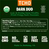 TCHO Dark Duo 75% Dark Chocolate Bars (10 pack) | Plant Based, Organic & Fair Trade, | Non GMO, Non-Dairy, Vegan Chocolate, Soy Free (2.5oz each) view 2