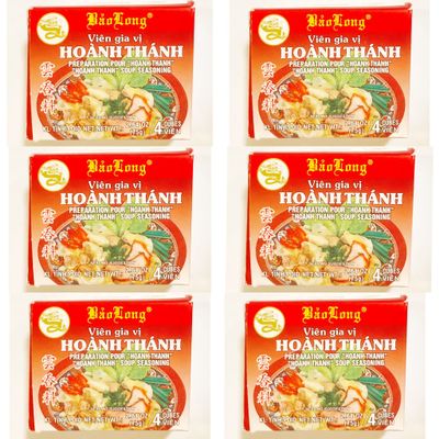 6 Pack Mini Baolong Hoanh Thanh Soup Seasonging (2.64 Oz Each)