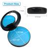 BVN Retainer Case with Mirror, Orthodontic Dental Case for Braces, Mouth Guard, Dentures, Teeth Aligner, Night Guard Container Storage Holder Black view 2