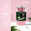 LaSyL Pink Pre Rolled Cones | 100 Pack King Size Cones Rolling Paper (4.3inch/109mm) | Preroll Papers with Filter Tips and Packing Tubes | Burn Slow and Even view 3