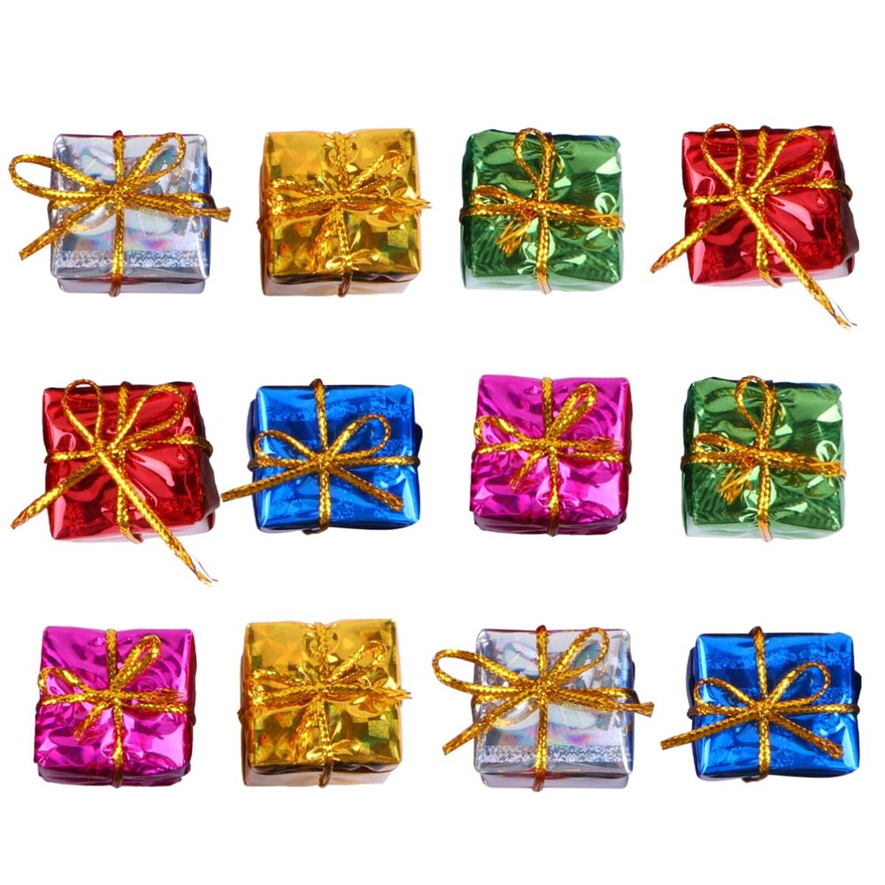 12pcs Mini Boxes Ornaments Small Boxes Hanging Miniature Boxes ()
