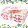 Geyee 25 Pcs Bible Verse Pocket Tissues Travel Packs Bulk Individual Travel Size Mini Slim Christian Facial Tissues Always Pray Never Give up for Toilet Wedding Party Daily Use view 1