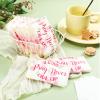Geyee 25 Pcs Bible Verse Pocket Tissues Travel Packs Bulk Individual Travel Size Mini Slim Christian Facial Tissues Always Pray Never Give up for Toilet Wedding Party Daily Use view 3