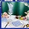 200 Pcs Blue Floral Paper Napkins Decorative Napkins 2 Layers Napkins Guest Disposable Paper Hand Towels White Blue Cocktail Napkins Luncheon Napkin for Dinner Wedding Tea Party view 2