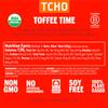 TCHO Toffee Time 53% Oat Milk Chocolate Bars (10 pack) | Plant Based, Organic & Fair Trade, | Non GMO, Non-Dairy, Vegan Chocolate, Soy Free (2.5oz each) view 2