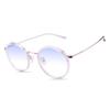 DIBAKO Elegant Ladies Reading Glasses Stylish Round Frame Computer Readers Progressive Multifocus Premium Eyeglasses Women (Color : Purple, Size : 1.5X) view 1
