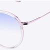 DIBAKO Elegant Ladies Reading Glasses Stylish Round Frame Computer Readers Progressive Multifocus Premium Eyeglasses Women (Color : Purple, Size : 1.5X) view 3