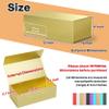 RYDDOY 5 Pack Gold Gift Box, 12x6x4'' Gift box for Presents with Lids Magnetic Closure Rectangle Collapsible for Bridesmaid Proposal Box, Wedding, Christmas, Halloween, Birthday Gift Packging view 2
