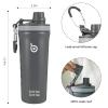 BOTTLE BOTTLE Shaker Bottle 26 oz Protein Shaker Grey view 3