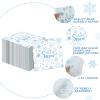 100 Pcs Winter Paper Napkins 6.5 x 6.5 Inch Snowflake Cocktail Napkins Christmas Napkins Party Beverage Napkins 2 Ply Disposable Napkins for Christmas New Year Winter Holiday Dinner Party Supplies view 3
