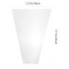 STOBOK Clear Cellophane Bouquet Sleeve 50pcs Transparent Florist Bouquet Bag Rose Packaging Bags Floral Arrangement Supplies for Wedding Birthday Valentine view 2