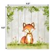 Gift Boutique - 100 Woodland Animal Creatures Luncheon Napkins Disposable Paper Pack Rustic Forest Friends Fox Deer Dinner Lunch Napkin for Animals Camping Hunting view 3