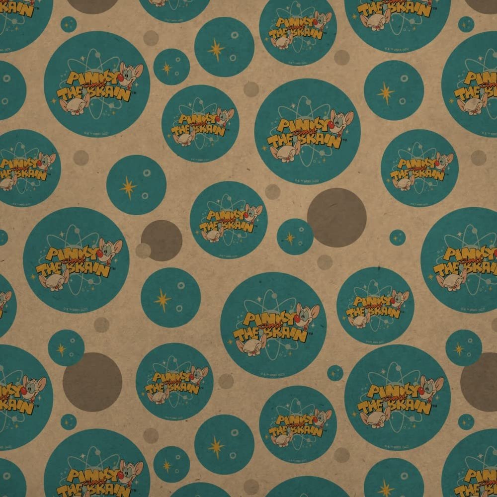GRAPHICS & MORE Pinky & The Brain Neutron Premium Kraft Gift Wrap Wrapping Paper Roll