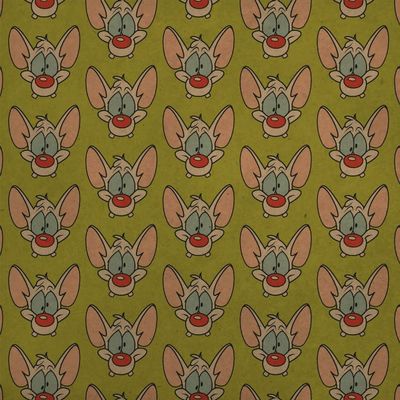 GRAPHICS & MORE Pinky & The Brain Pinky Head Premium Kraft Roll Gift Wrap Wrapping Paper