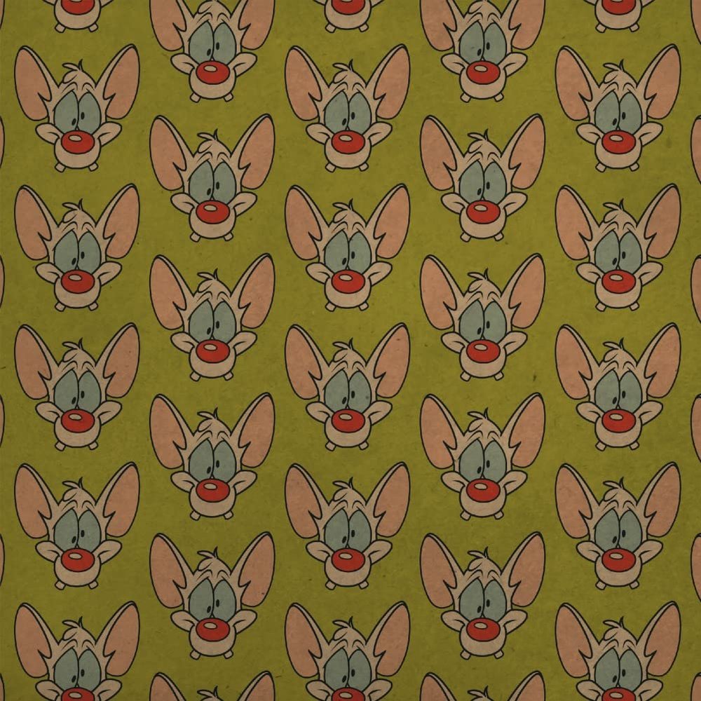 GRAPHICS & MORE Pinky & The Brain Pinky Head Premium Kraft Roll Gift Wrap Wrapping Paper