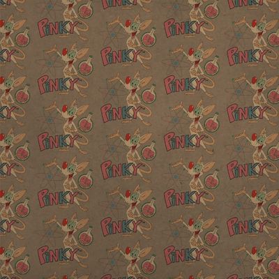 GRAPHICS & MORE Pinky & The Brain Character Pinky Premium Kraft Roll Gift Wrap Wrapping Paper