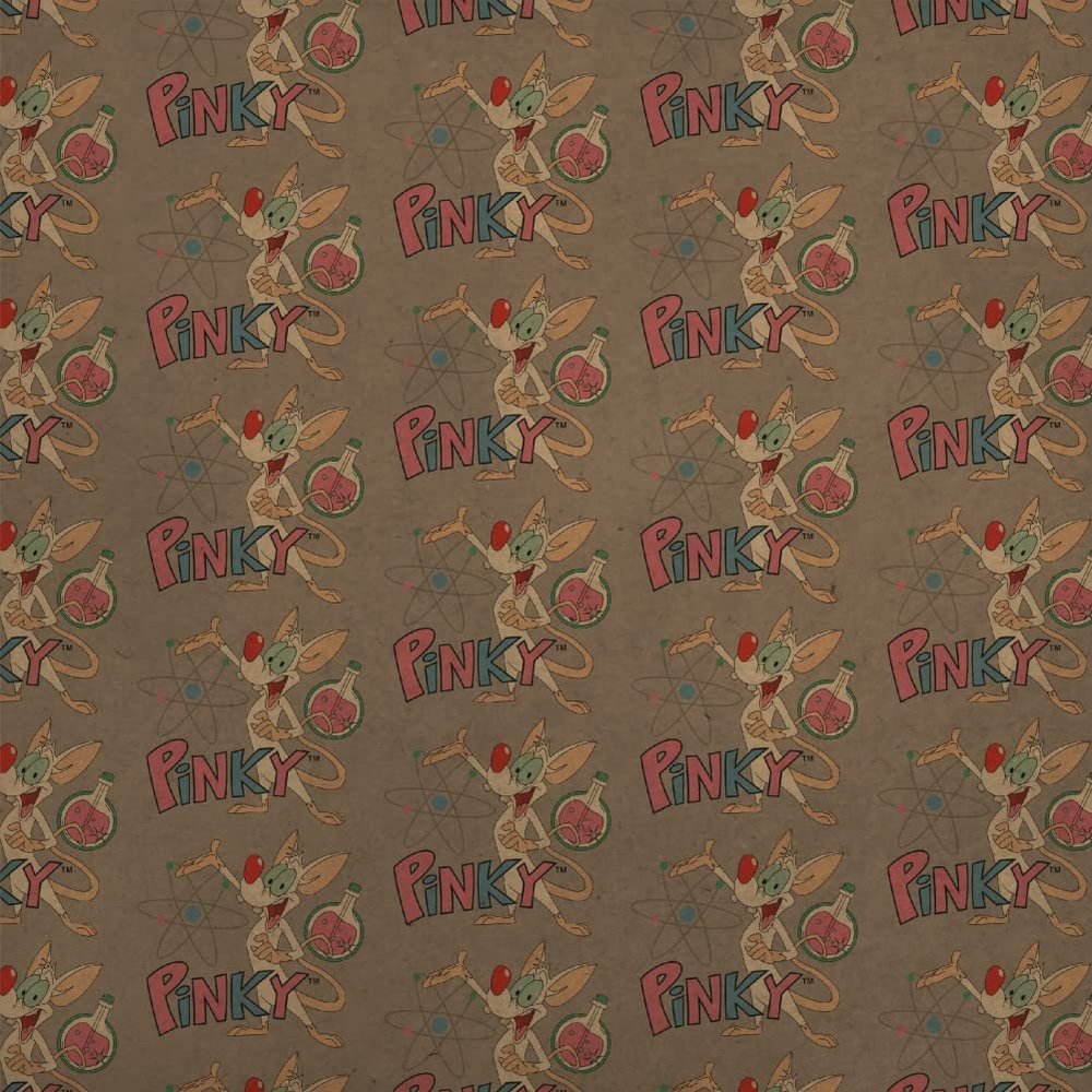 GRAPHICS & MORE Pinky & The Brain Character Pinky Premium Kraft Roll Gift Wrap Wrapping Paper