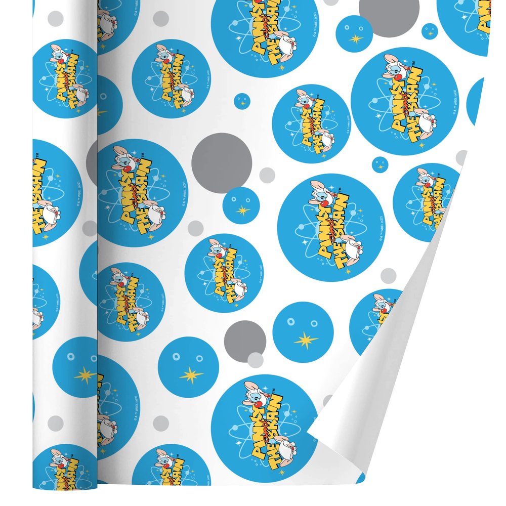 GRAPHICS & MORE Pinky & The Brain Neutron Gift Wrap Wrapping Paper Roll