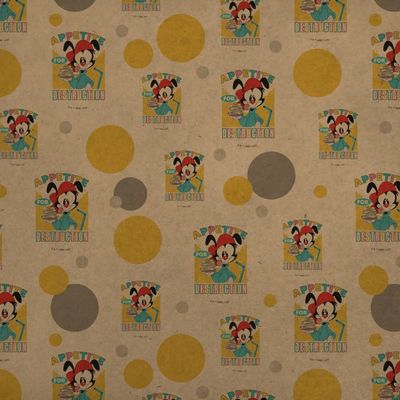 GRAPHICS & MORE Animaniacs Appetite for Destruction Premium Kraft Gift Wrap Wrapping Paper Roll