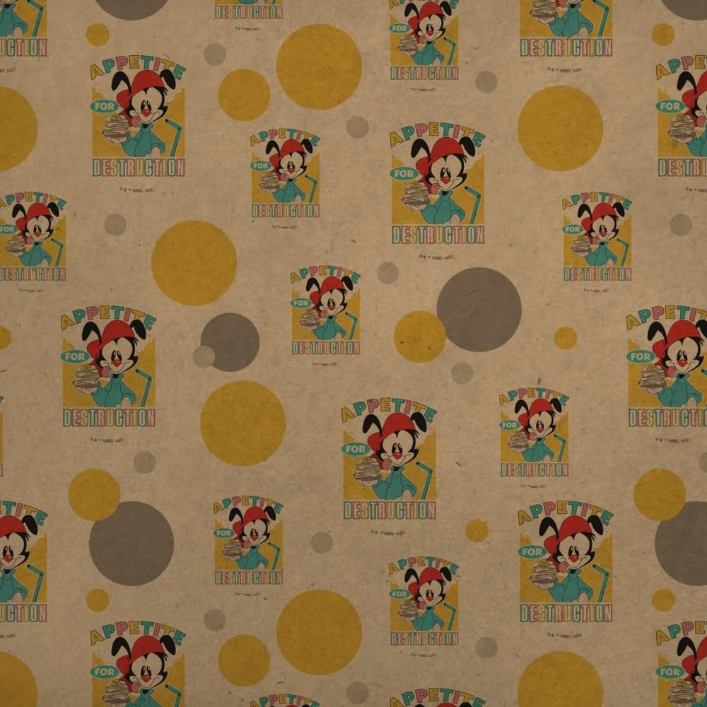 GRAPHICS & MORE Animaniacs Appetite for Destruction Premium Kraft Gift Wrap Wrapping Paper Roll