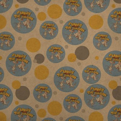 GRAPHICS & MORE Pinky & The Brain Logo Premium Kraft Gift Wrap Wrapping Paper Roll