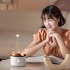 350ml Premium Essential Oil, Diffuser Volcano Flame Mist Aromatherapy for Home, Office & spa with auto Shut-Off, White view 3